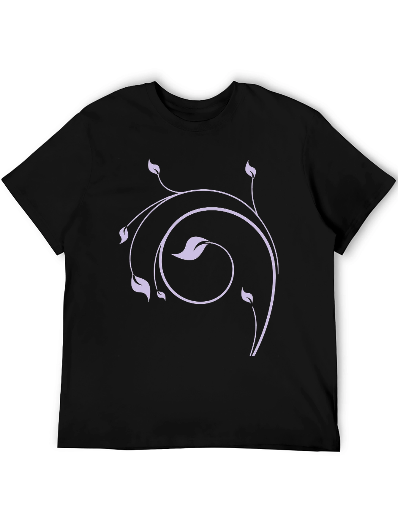 Nature Swirl Black Tee