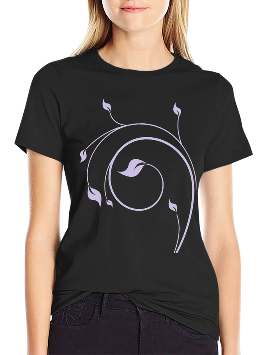Nature Swirl Black Tee