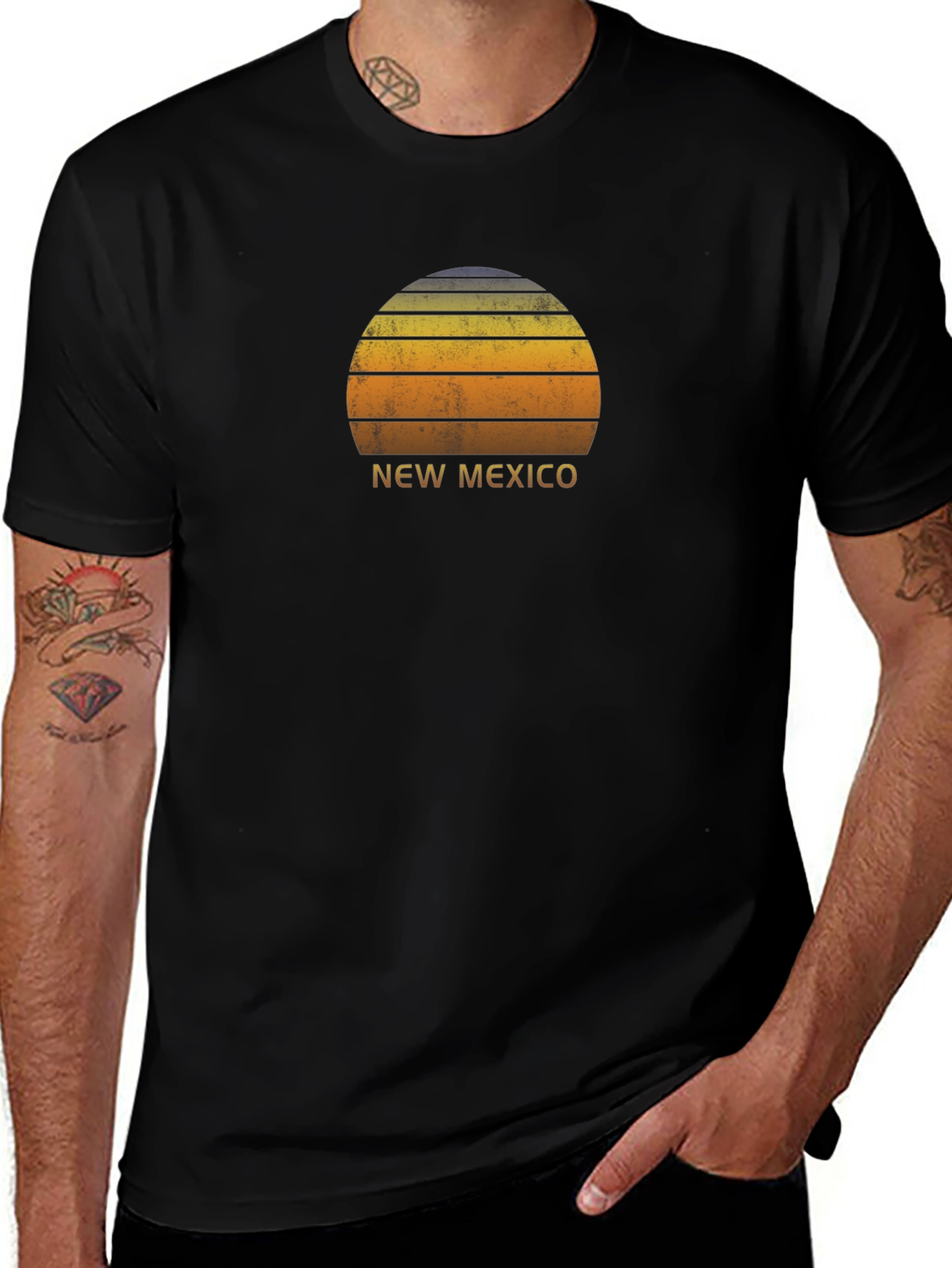 Retro New Mexico Sunset T-Shirt