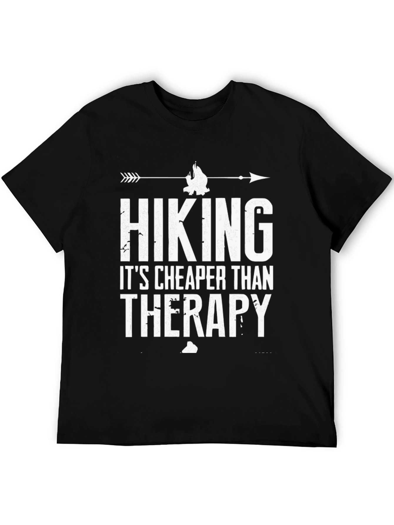 Hiking Cheaper Than Therapy Graphic Tee