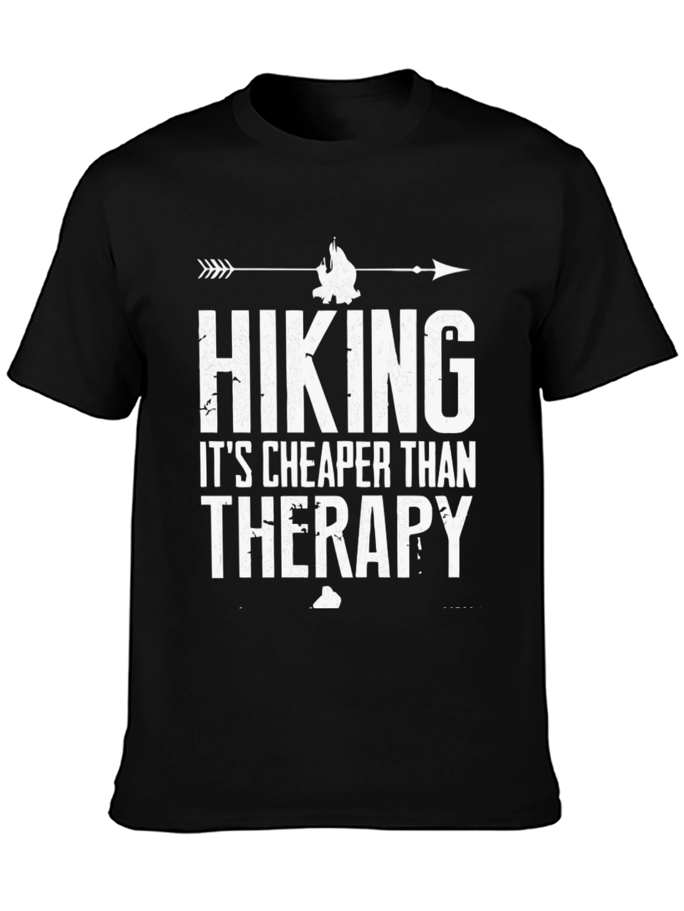 Hiking Cheaper Than Therapy Graphic Tee