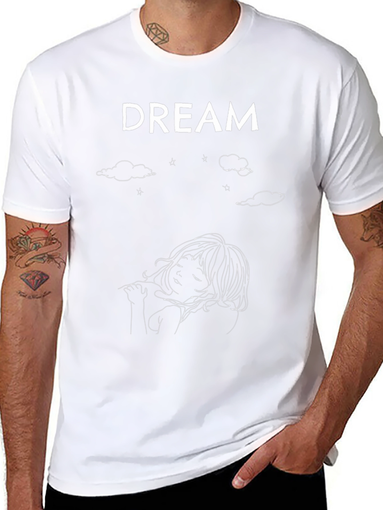 Dream Graphic Tee - Unisex Black Cotton T-Shirt