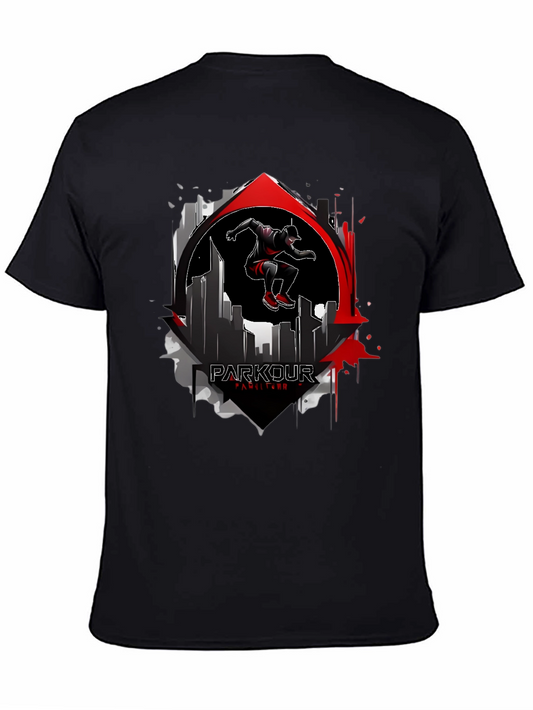 Parkour Cityscape Graphic T-Shirt