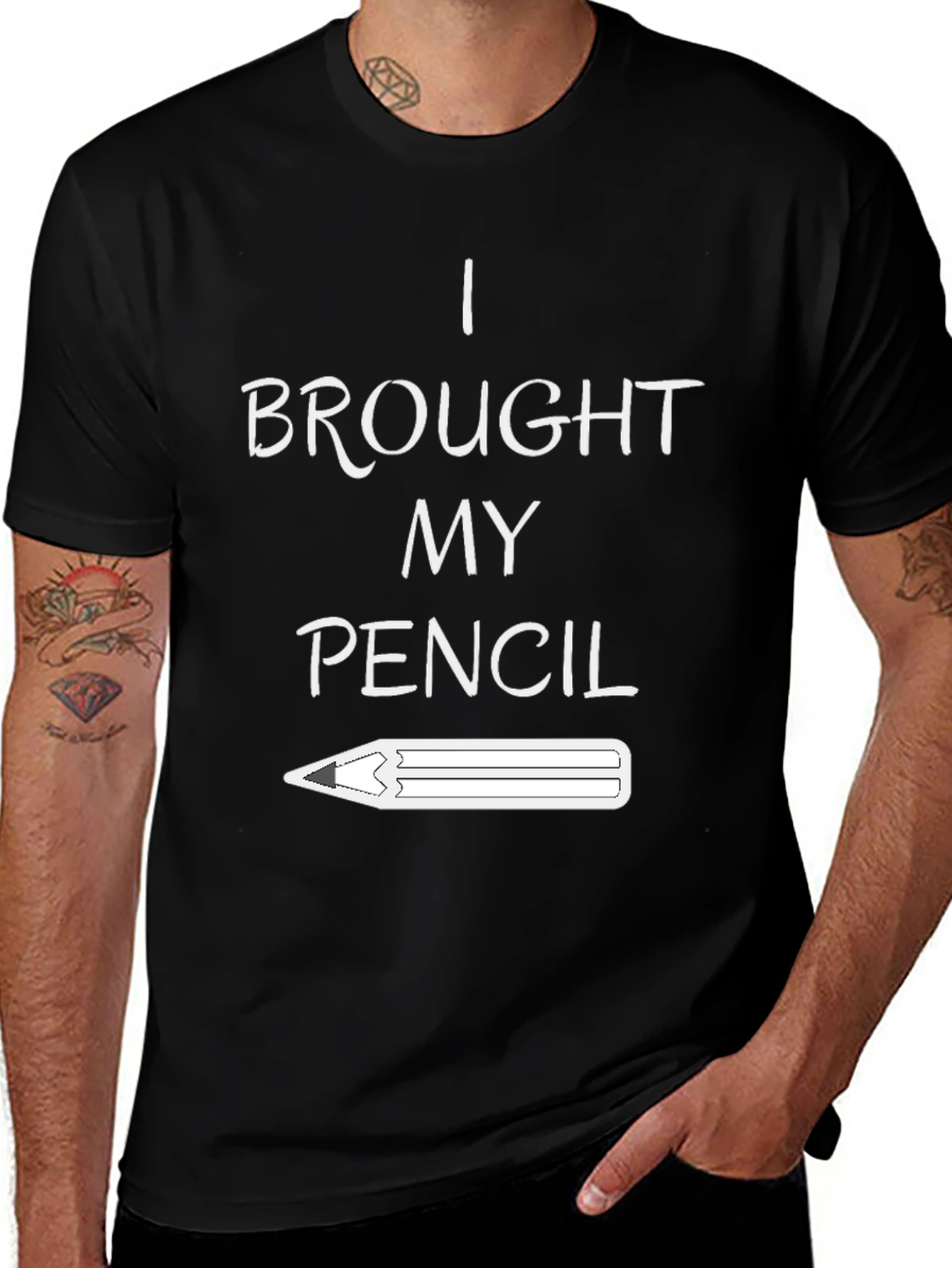 I Brought My Pencil Graphic Tee