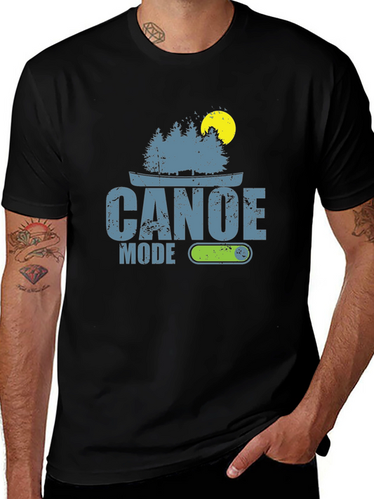 Canoe Mode On Graphic T-Shirt - Outdoor Adventure Tee