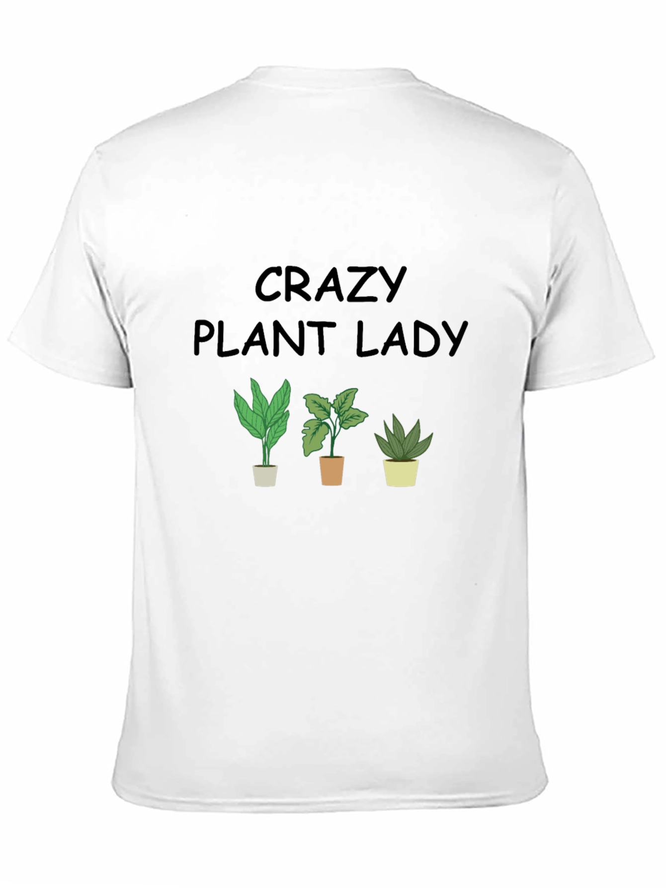 Crazy Plant Lady Graphic Tee - Black