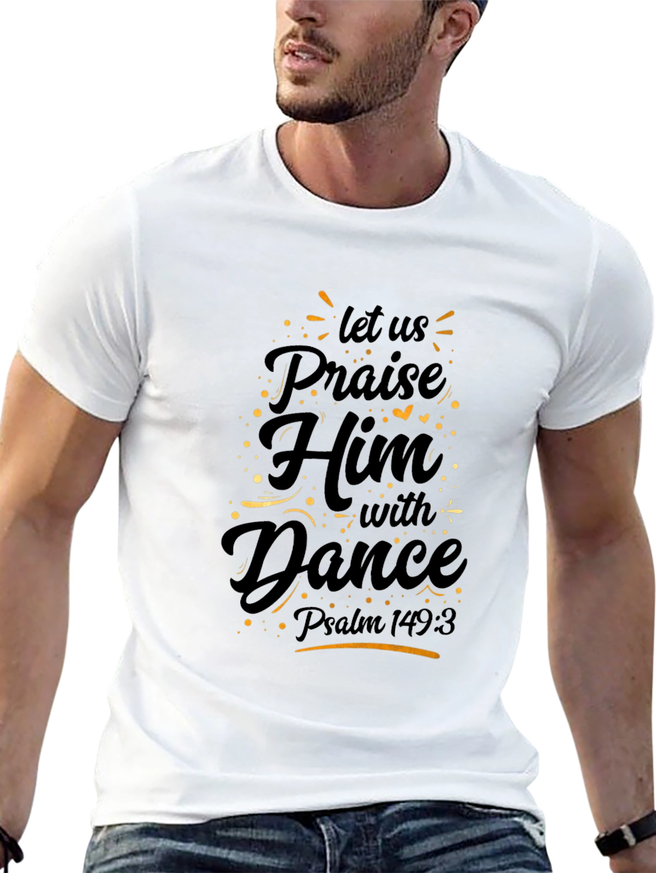 Praise Him with Dance Black T-Shirt