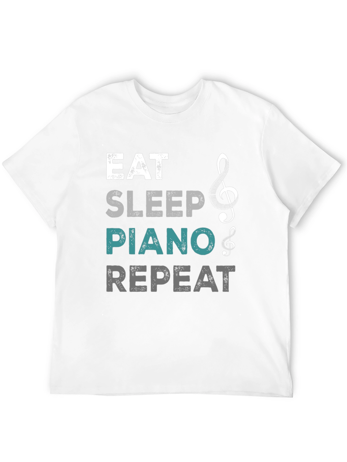 Eat Sleep Piano Repeat Graphic Tee
