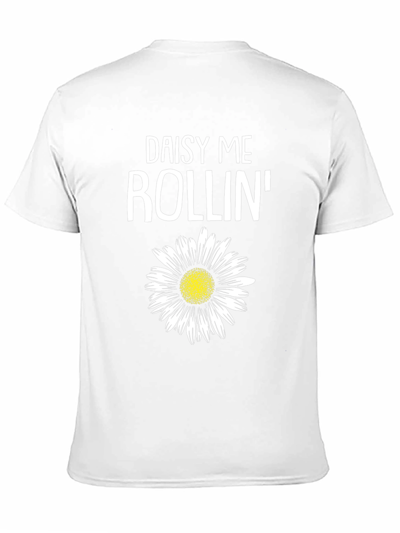 Daisy Me Rollin Graphic Tee - Black Cotton T-Shirt