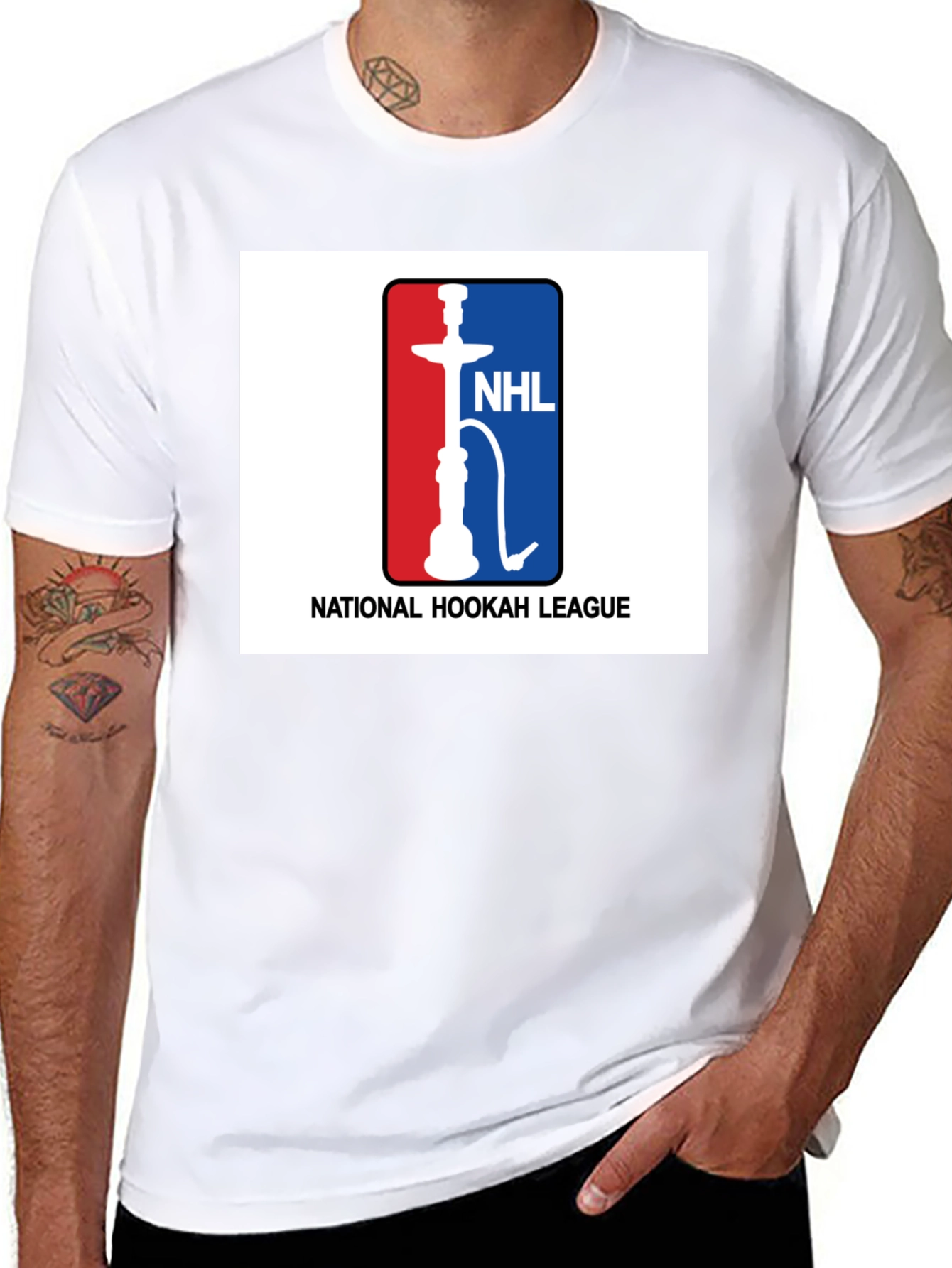 National Hookah League Black T-Shirt