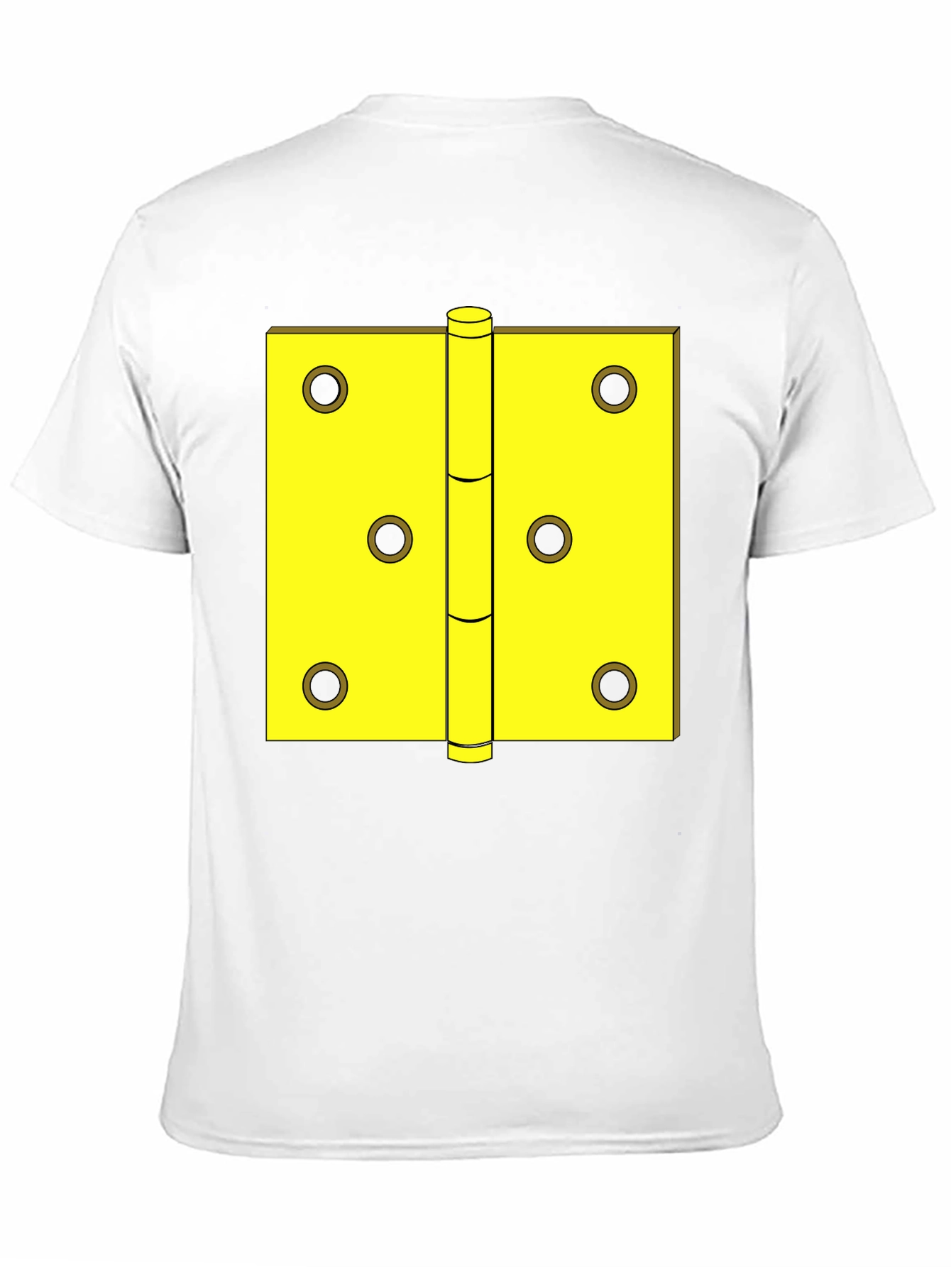 Novelty Door Hinge Graphic Tee - Black