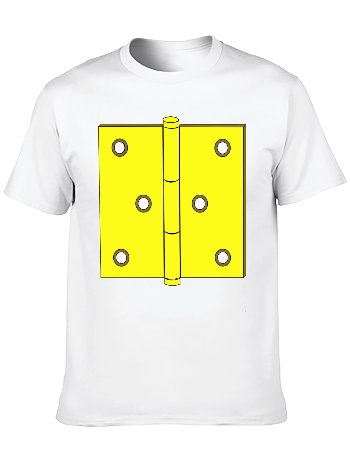 Novelty Door Hinge Graphic Tee - Black