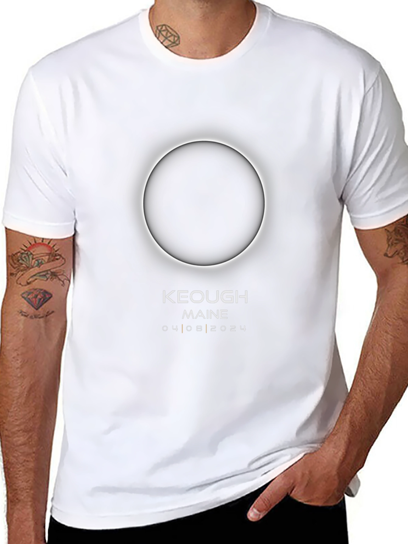 Keough Maine 2024 Total Solar Eclipse T-Shirt