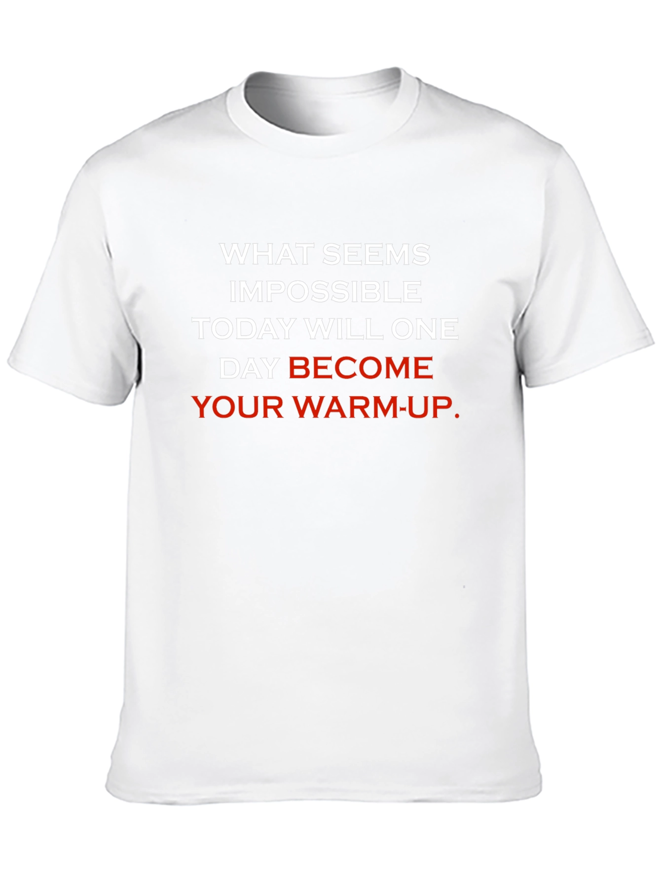 Motivational Workout Black T-Shirt