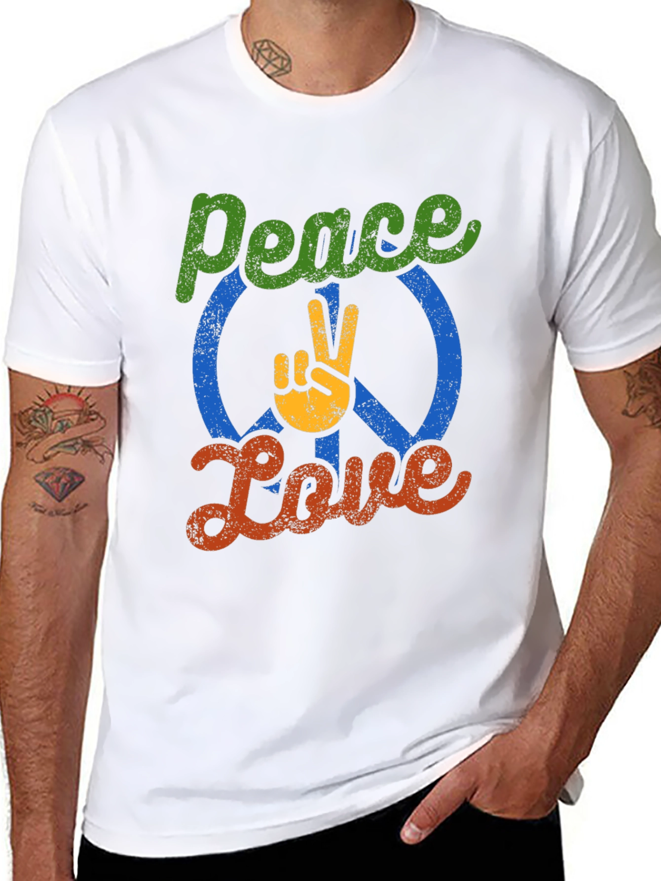 Peace and Love Graphic Tee
