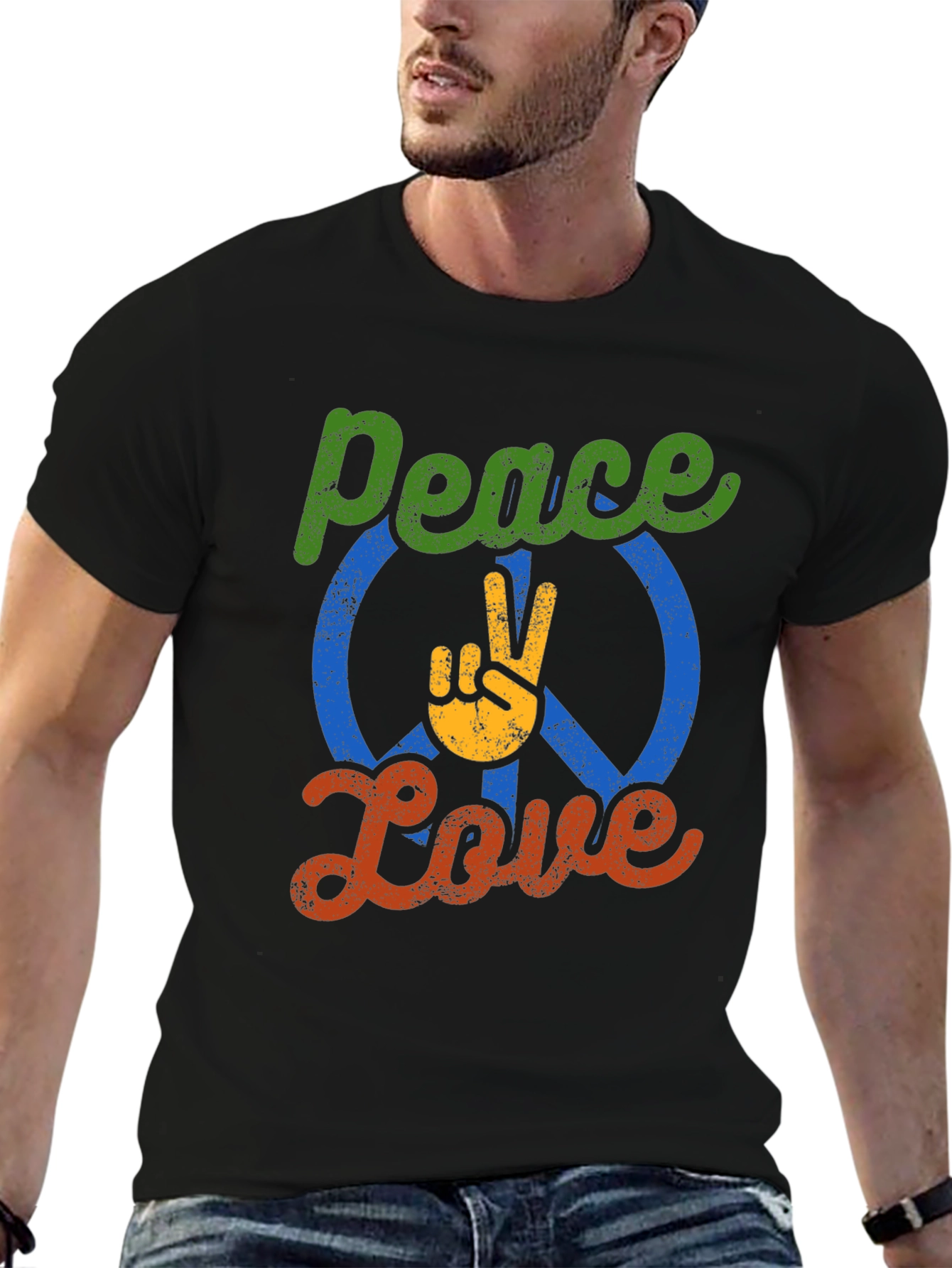 Peace and Love Graphic Tee
