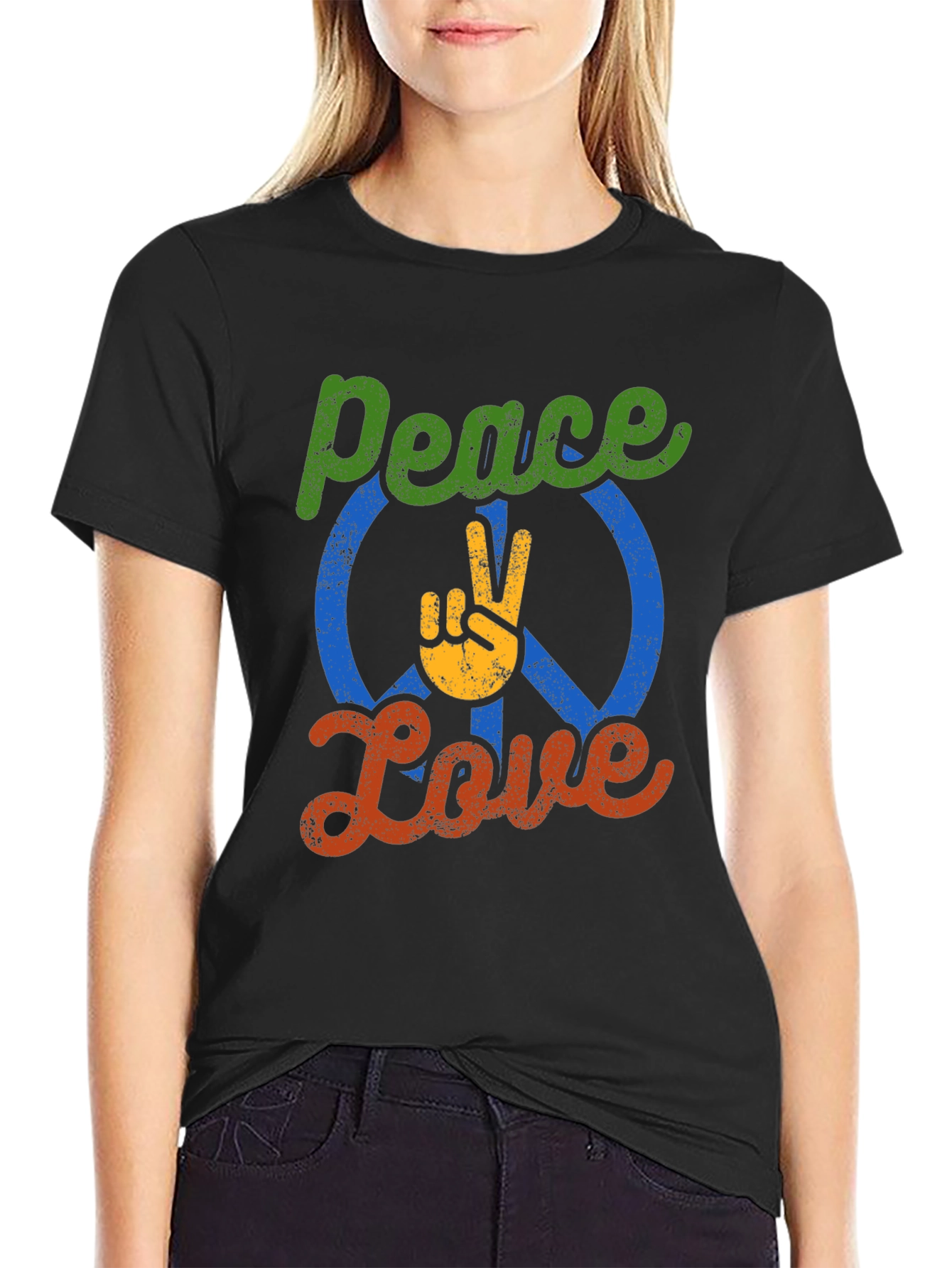 Peace and Love Graphic Tee