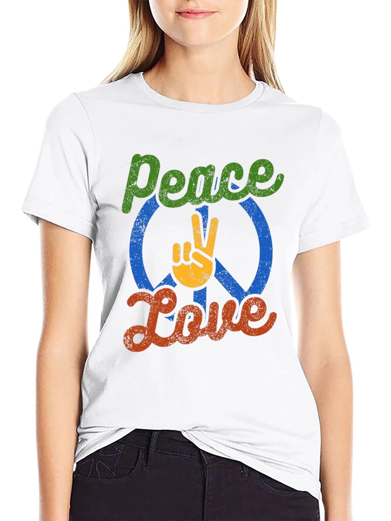 Peace and Love Graphic Tee