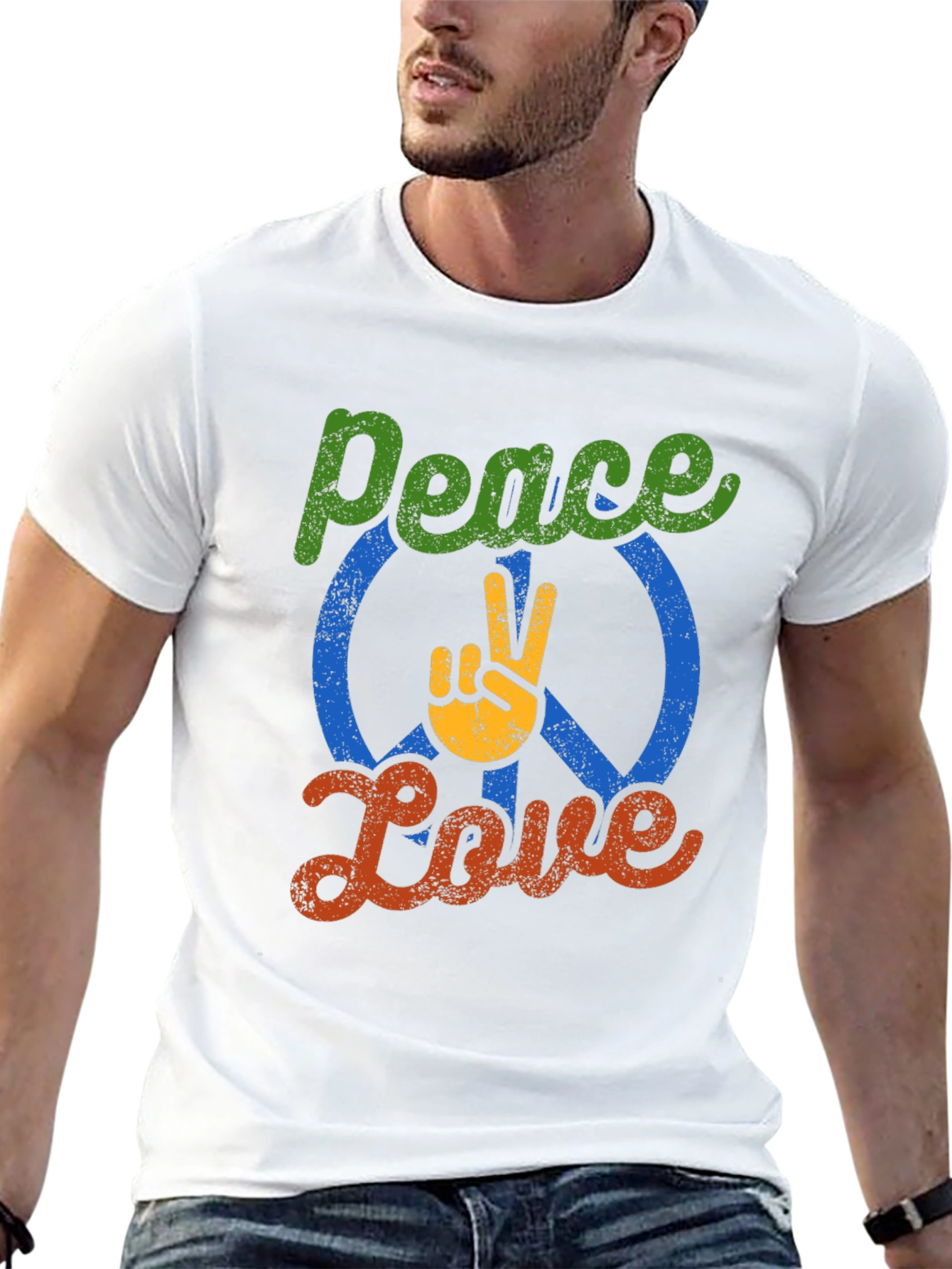 Peace and Love Graphic Tee
