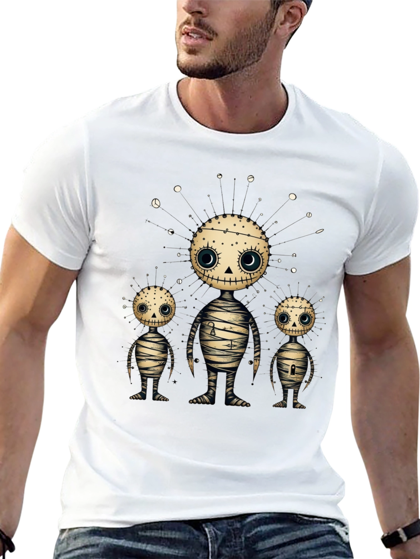 Cute Mummy Graphic Tee - Halloween Spooky Season