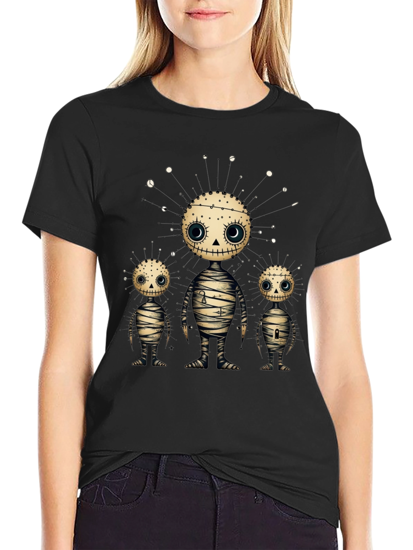 Cute Mummy Graphic Tee - Halloween Spooky Season