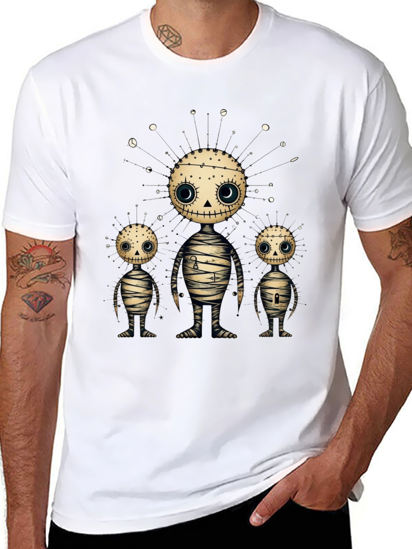 Cute Mummy Graphic Tee - Halloween Spooky Season