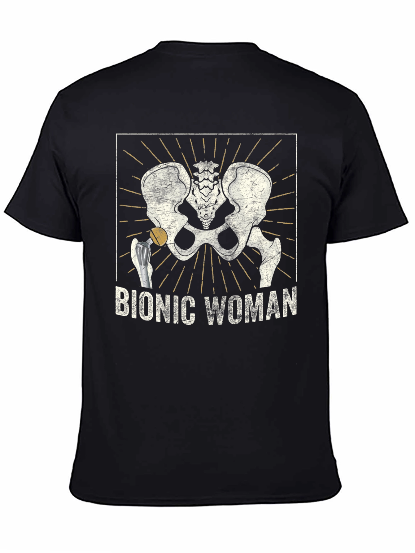 Bionic Woman Hip Replacement Graphic Tee