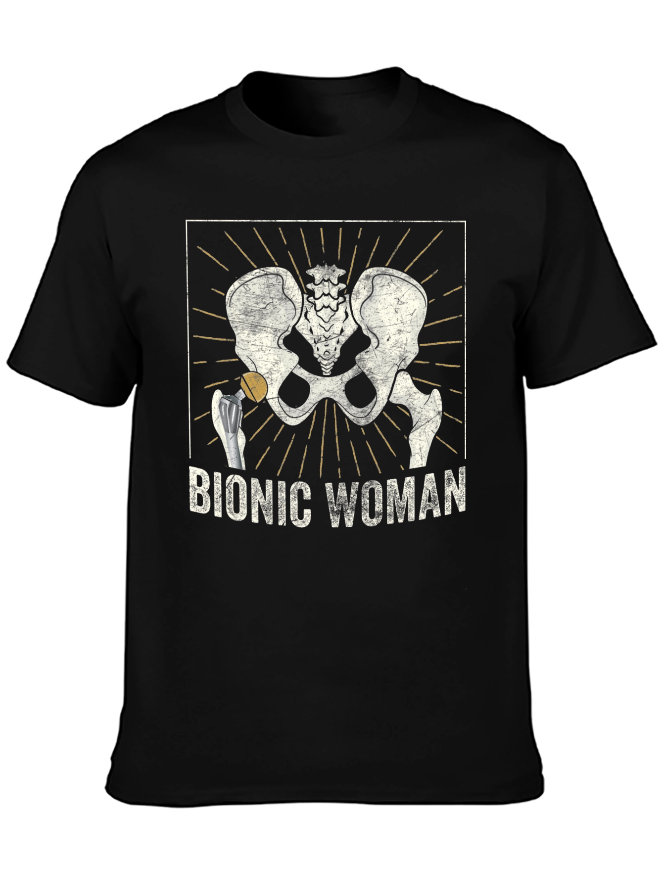 Bionic Woman Hip Replacement Graphic Tee