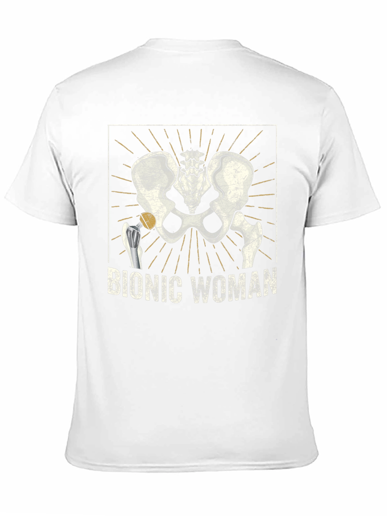 Bionic Woman Hip Replacement Graphic Tee