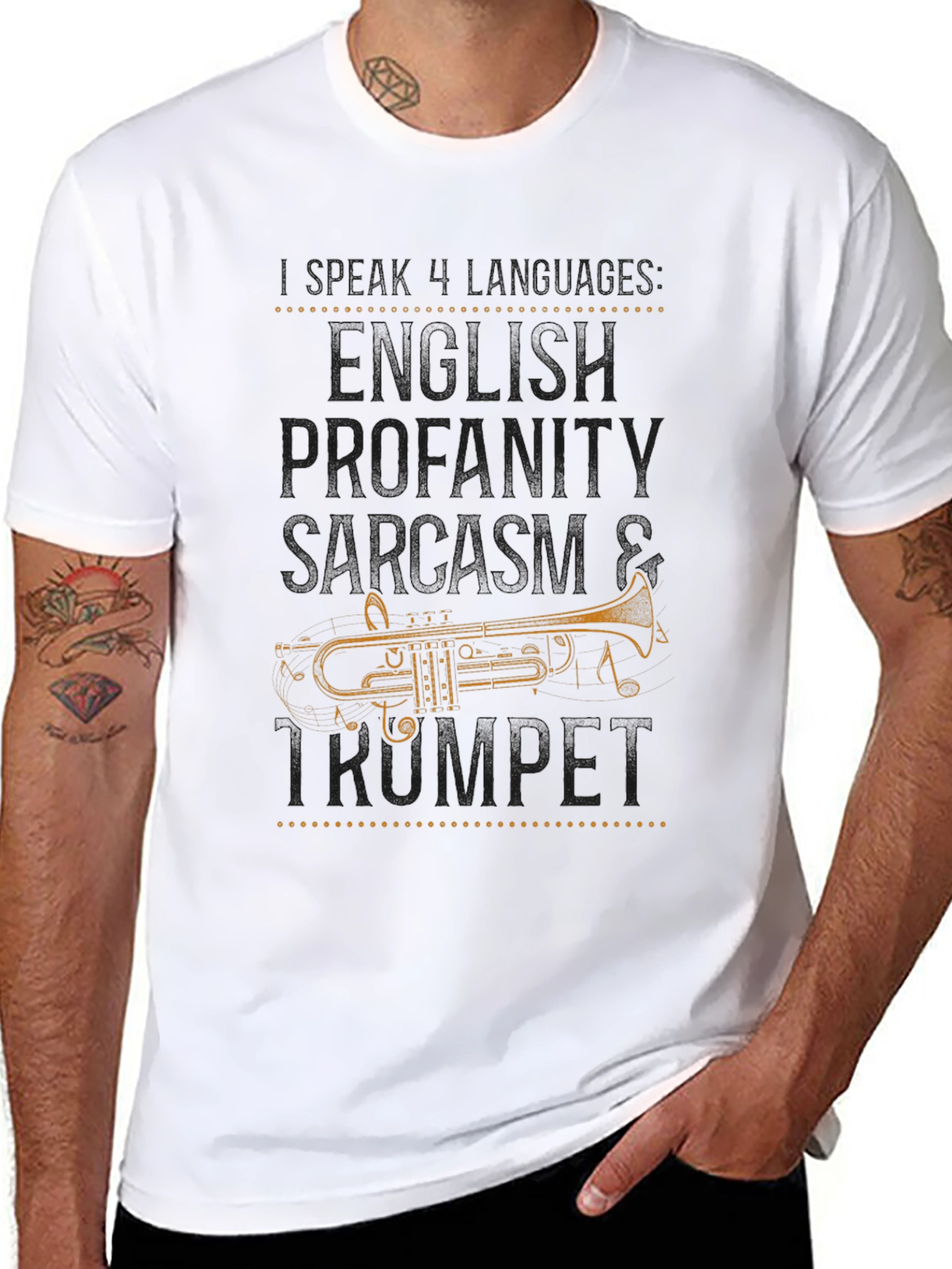 Funny Trumpet T-Shirt for Musicians
