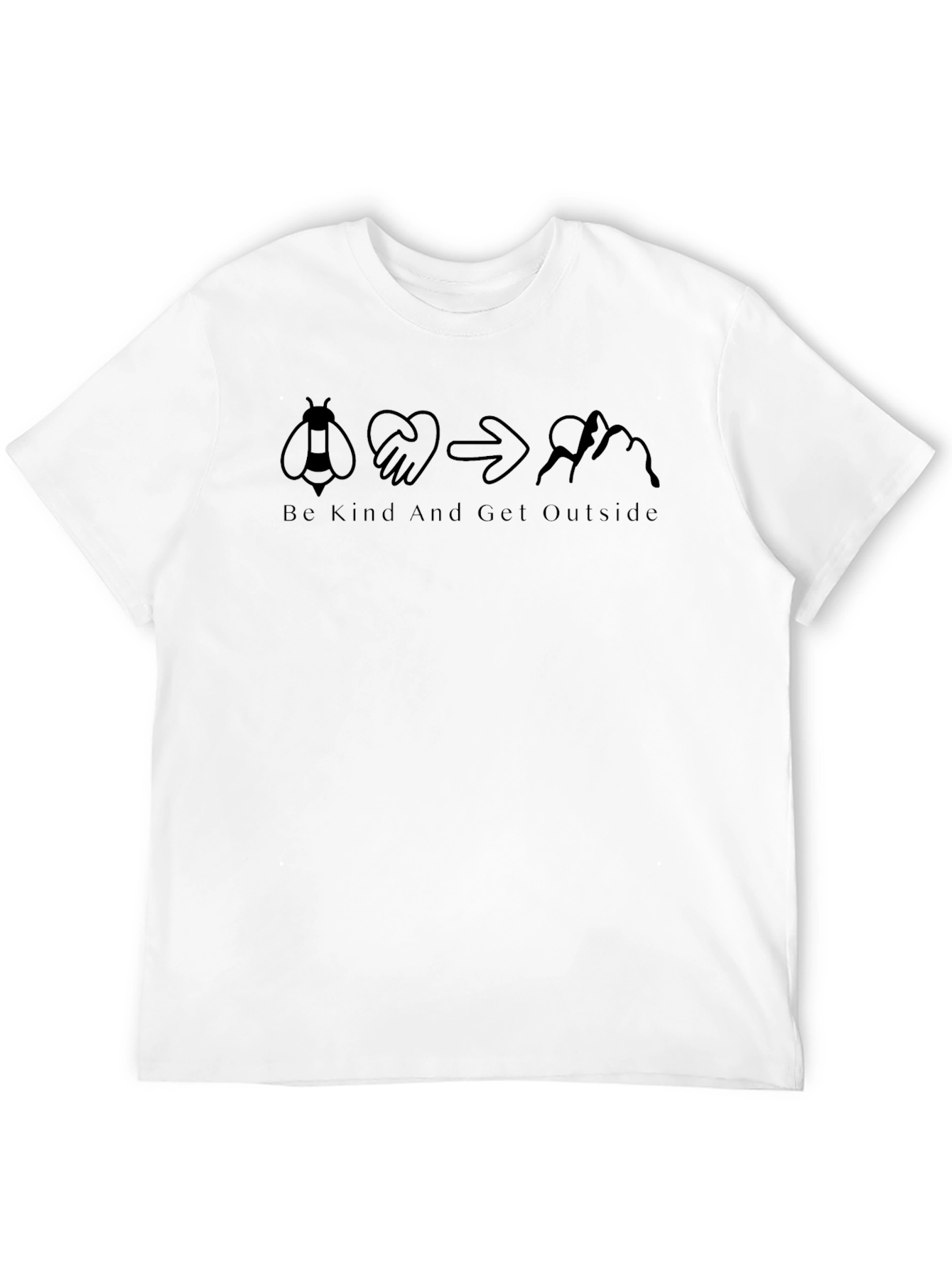 Be Kind And Get Outside Graphic T-Shirt