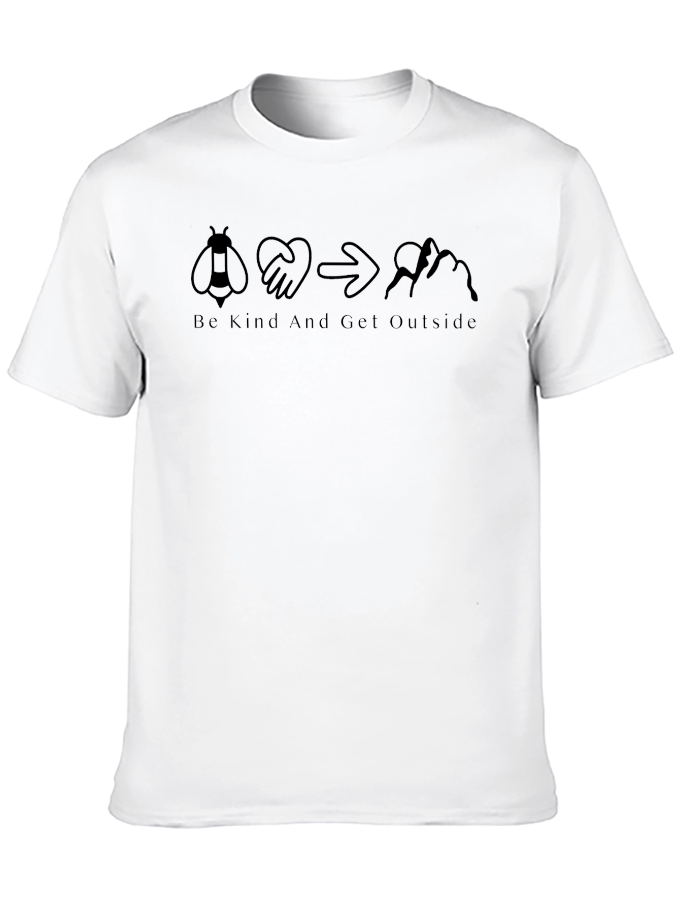 Be Kind And Get Outside Graphic T-Shirt