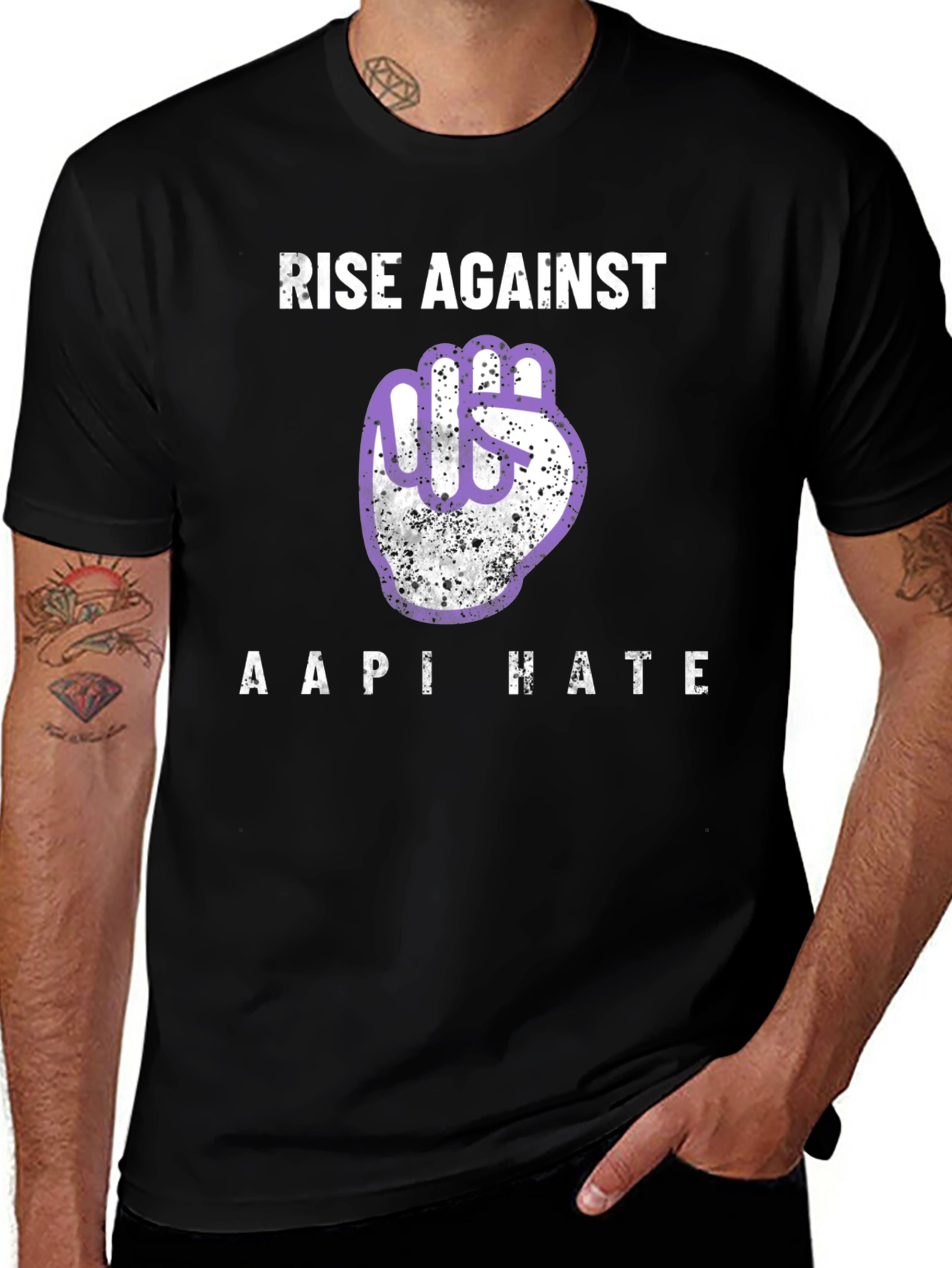 Rise Against AAPI Hate T-Shirt