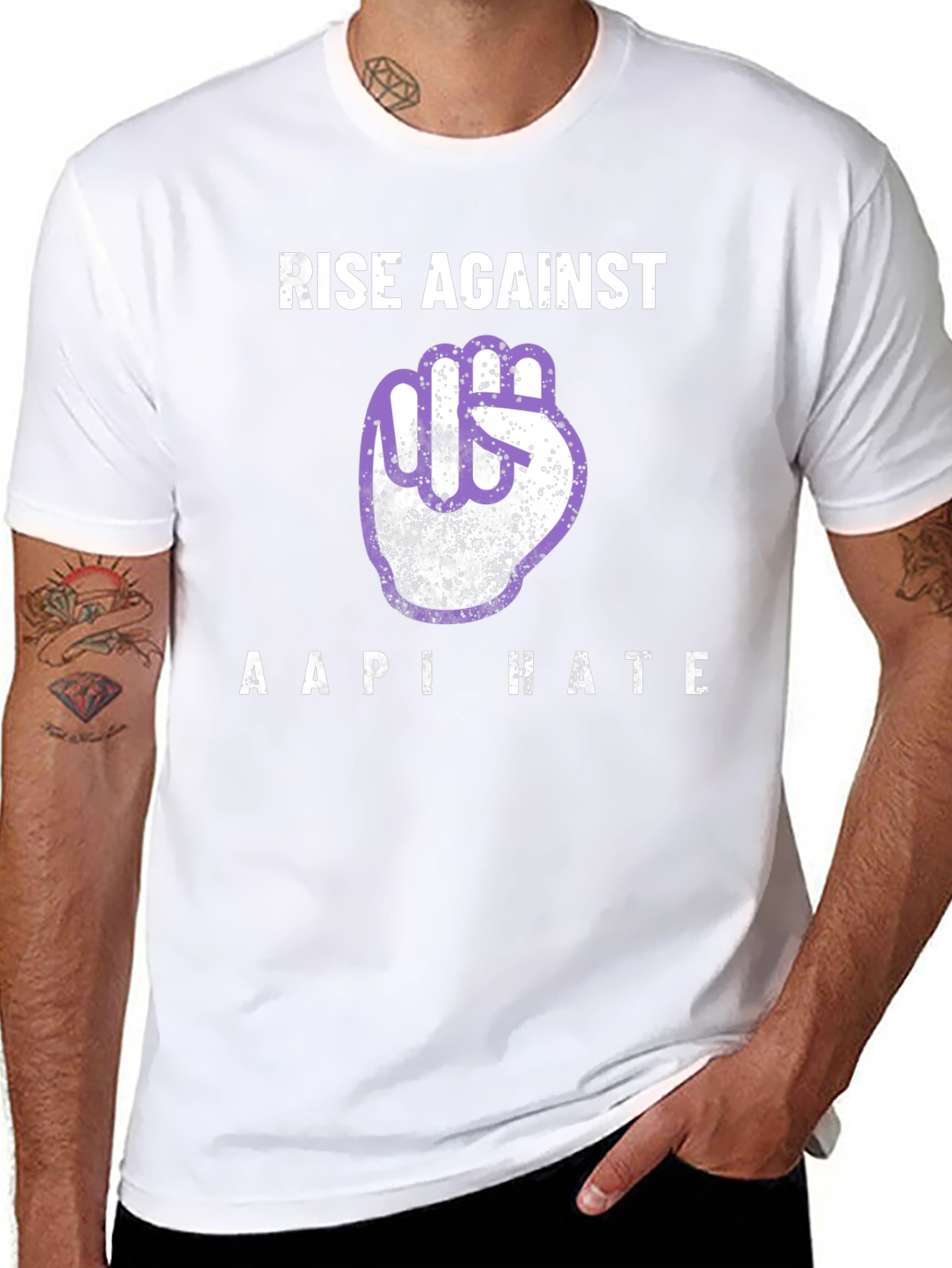 Rise Against AAPI Hate T-Shirt