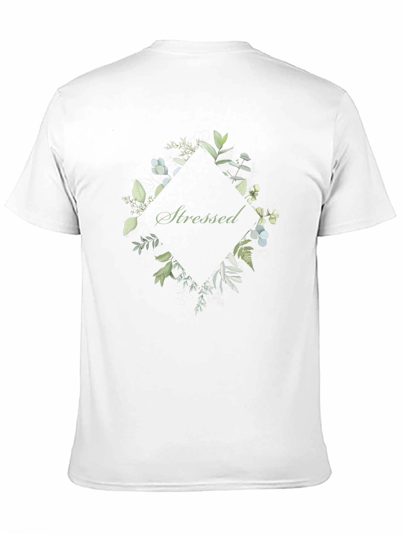 Stressed Floral Diamond Tee