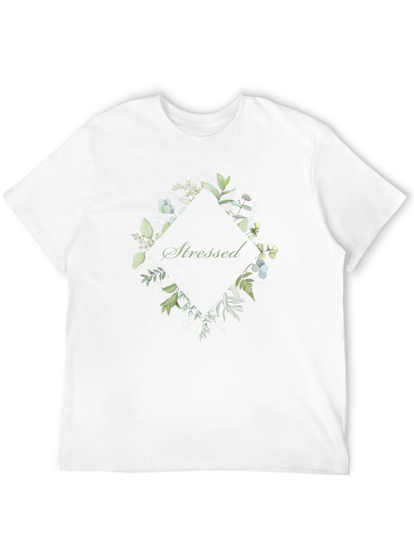 Stressed Floral Diamond Tee