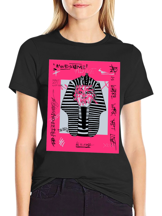 Abstract Graphic Print Tee