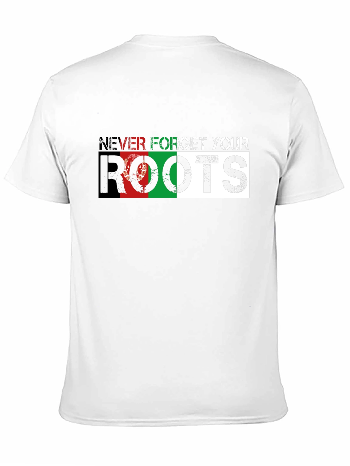 Never Forget Your Roots Afghanistan Pride Tee