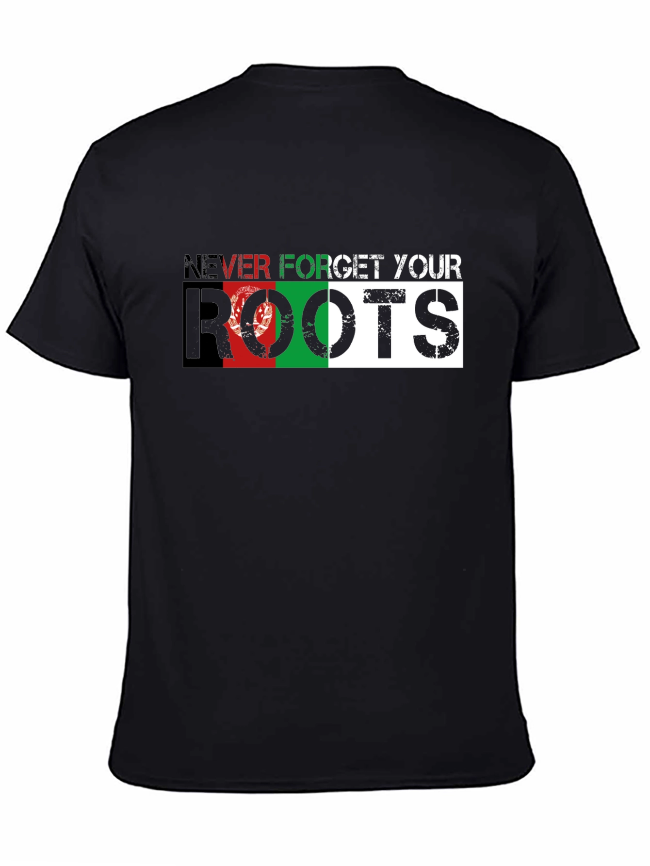 Never Forget Your Roots Afghanistan Pride Tee
