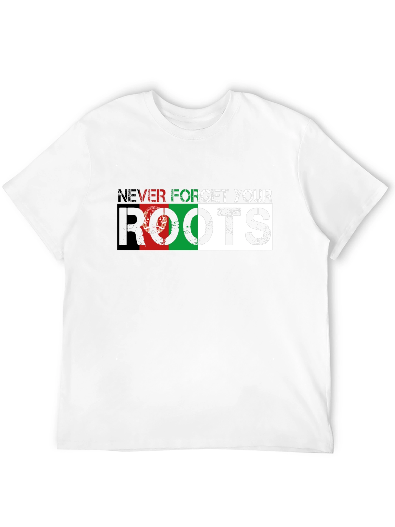 Never Forget Your Roots Afghanistan Pride Tee