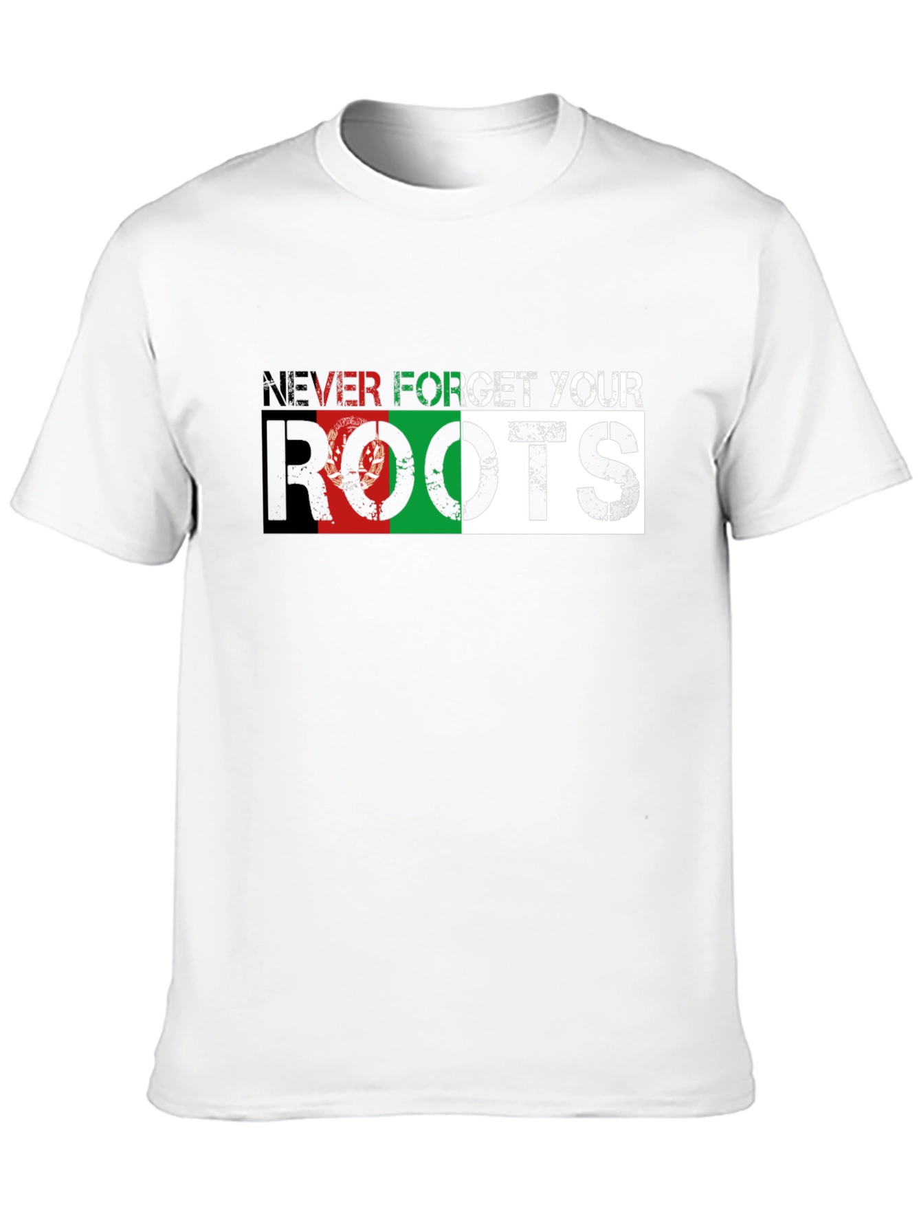 Never Forget Your Roots Afghanistan Pride Tee