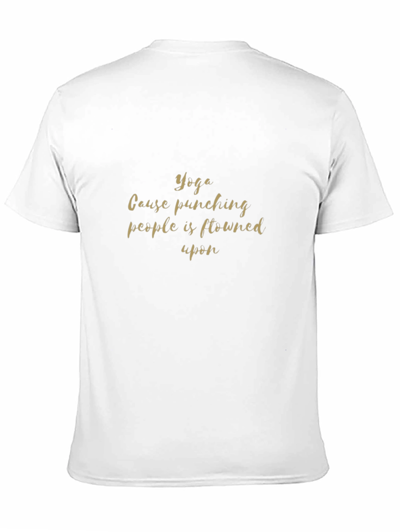 Yoga Cause Punching People T-Shirt