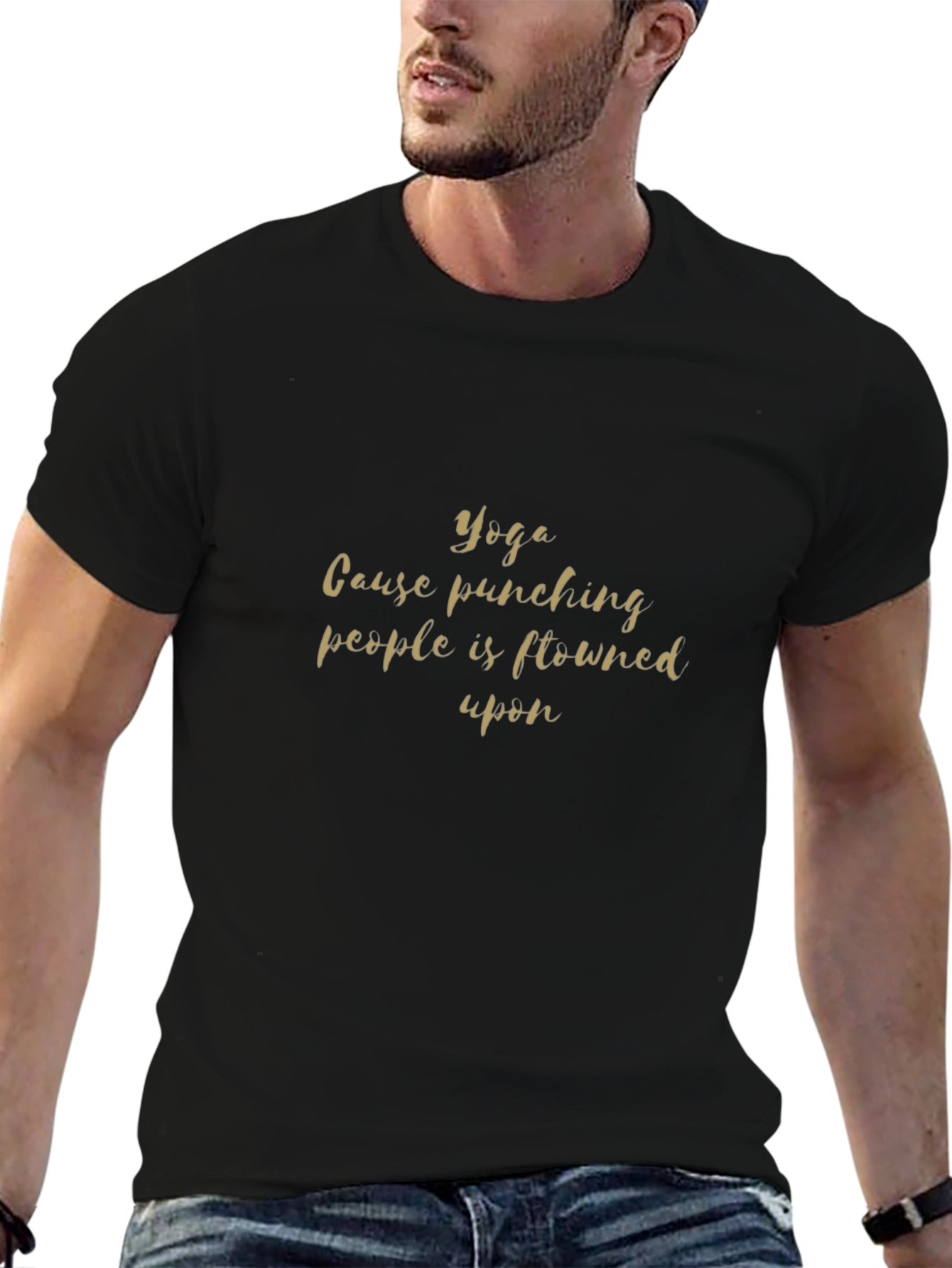 Yoga Cause Punching People T-Shirt