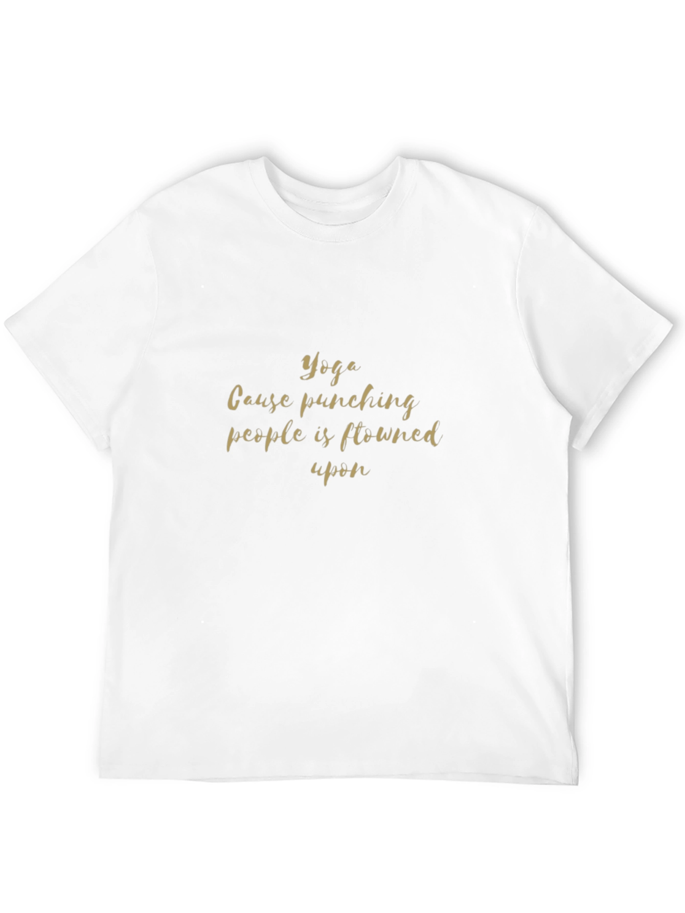 Yoga Cause Punching People T-Shirt
