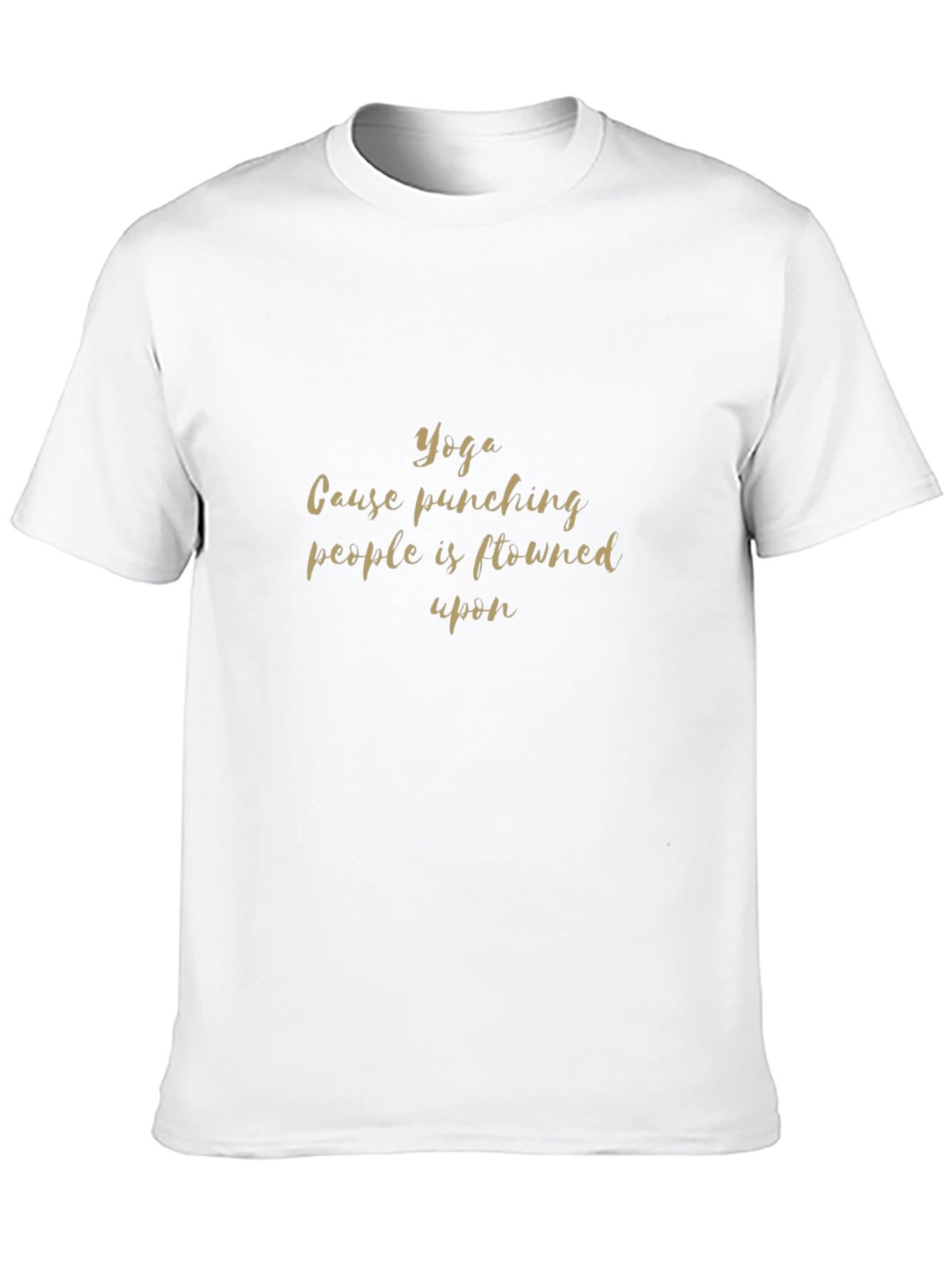 Yoga Cause Punching People T-Shirt