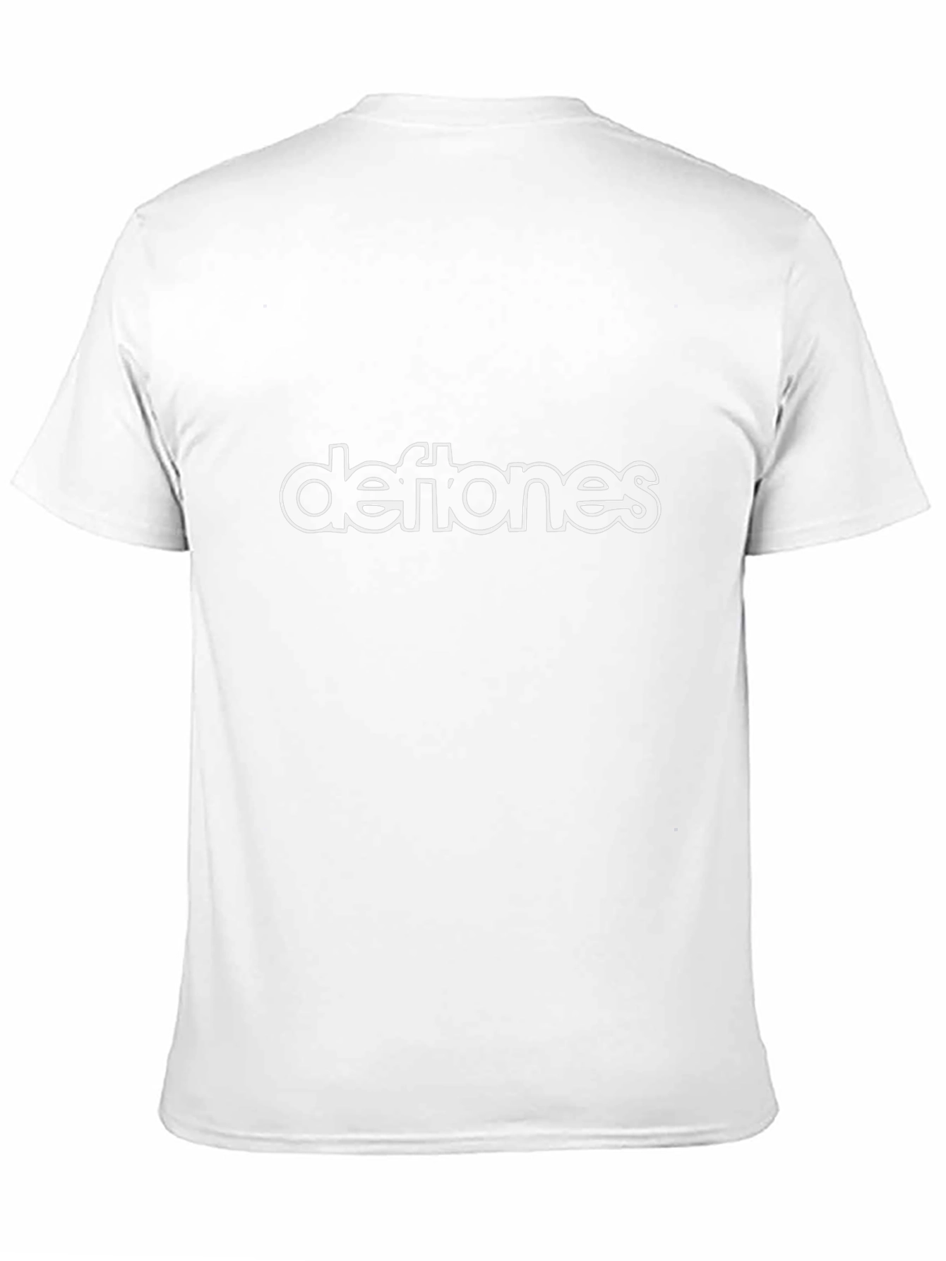 Deftones Band Logo Black T-Shirt Rock Music Tee