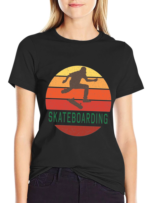 Retro Skateboarding T-Shirt
