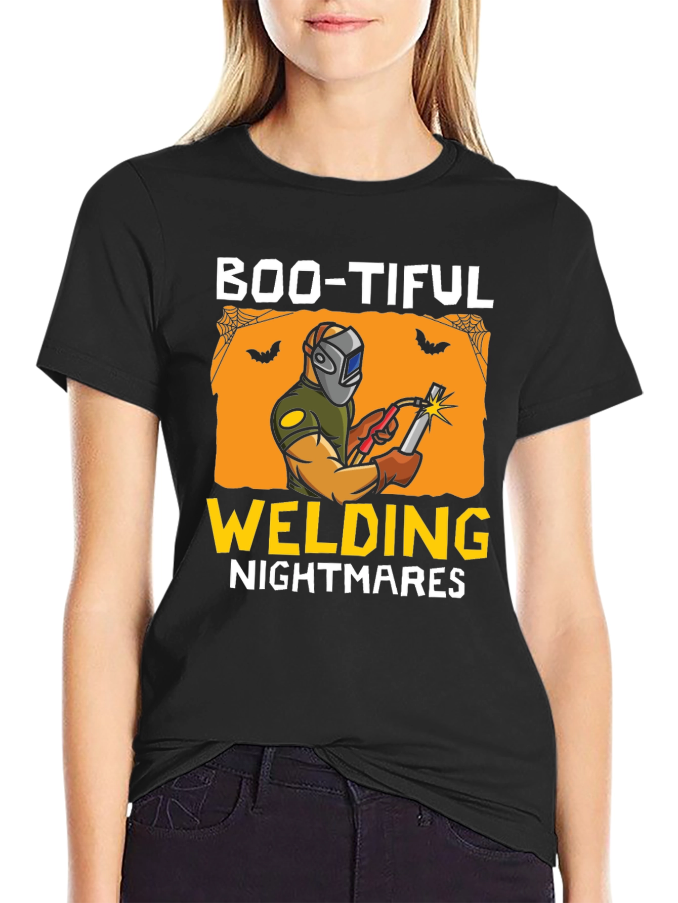 Boo-Tiful Welding Nightmares Halloween T-Shirt
