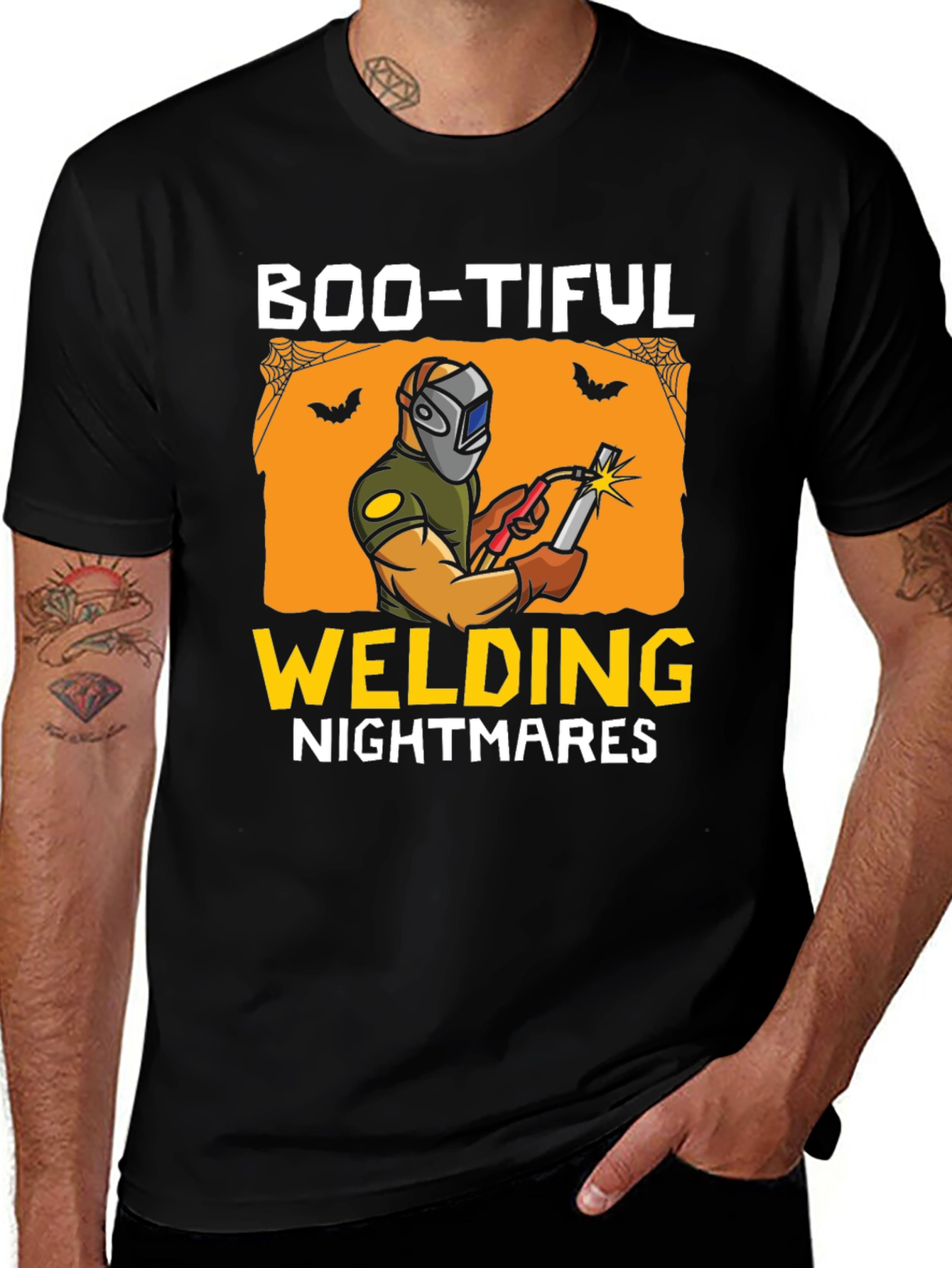 Boo-Tiful Welding Nightmares Halloween T-Shirt