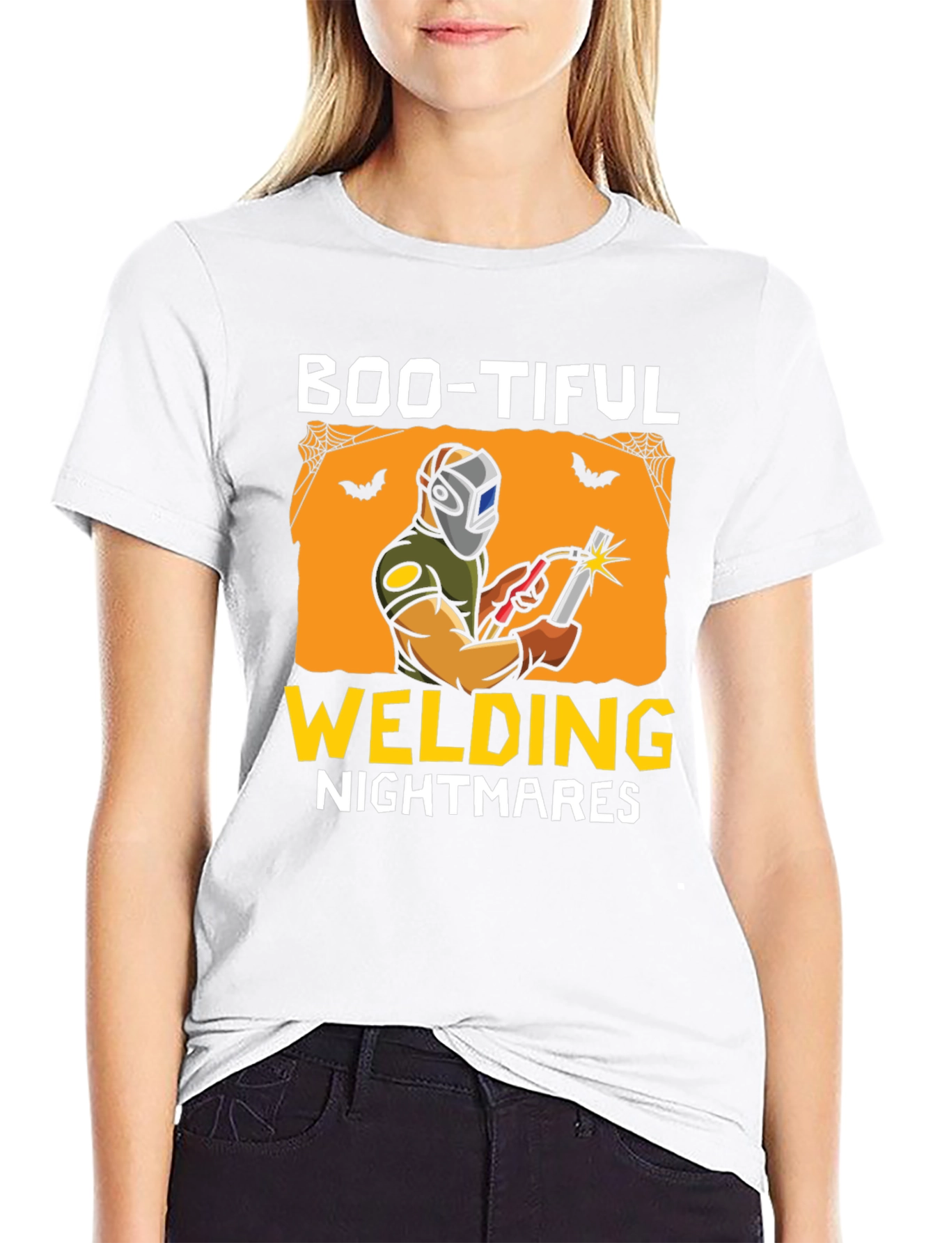 Boo-Tiful Welding Nightmares Halloween T-Shirt
